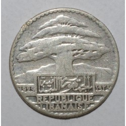 LIBAN - KM 6 - 10 PIASTRES 1929 - Cèdre