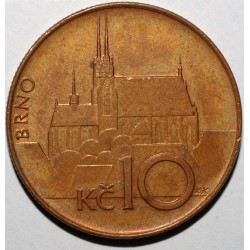 CZECH REPUBLIC - KM 4 - 10 KORUN 1993