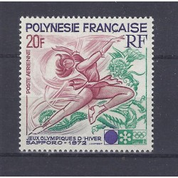 FRENCH POLYNESIA - 20 FRANCS - SAPPORO 1972