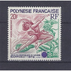POLYNÉSIE FRANÇAISE - 20 FRANCS - SAPPORO 1972