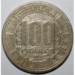 CENTRAL AFRICAN EMPIRE - KM 8 - 100 FRANCS 1978 - ELANDS OF DERBY