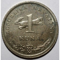 KROATIEN - KM 9 - 1 KUNA 1995 - NACHTIGALL