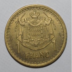 MONACO - KM 120a - 1 FRANC 1945 - UNDATIERT - LOUIS II