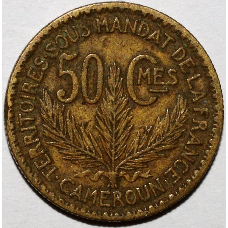 CAMEROON - KM 1 - 50 CENTIMES 1924