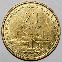 AFARS UND ISSAS - KM E3 - 20 FRANCS 1968 - PROBEMÜNZE