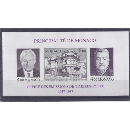 MONACO - 1987 - 4 FRANCS RAINIER III + 4 FRANCS LOUIS II + 8 FRANCS VILLA MIRAFLORES