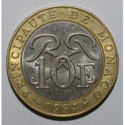 MONACO - KM 163 - 10 FRANCS 1994 - RAINIER III