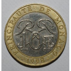 MONACO - KM 163 - 10 FRANCS 1998 - RAINIER III