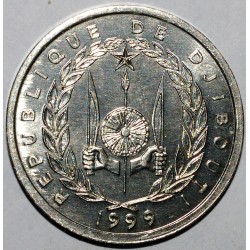 DSCHIBUTI - KM 21 - 2 FRANC 1999