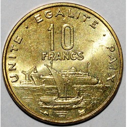 DSCHIBUTI - KM 23 - 10 FRANCS 1999