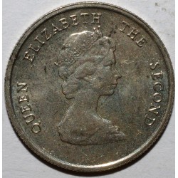 CARAIBE ORIENTALE - 10 CENTS 1987 - ELISABETH II - KM 13