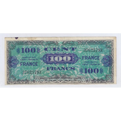 FAY VF 25/1 - 100 FRANCS DRAPEAU - 1945 - SANS SÉRIE - TTB - PICK 105s