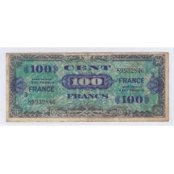 FRANKREICH - PICK 105s - 100 FRANCS VERSO FRANCE - 1945 - SERIE 3 - SS