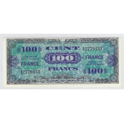 FRANKREICH - PICK 105s - 100 FRANCS VERSO FRANCE - 1945 - SERIE 5 - VZ / VZ-ST