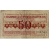 37 - TOURS - CHAMBRE DE COMMERCE - 50 CENTIMES 1920 - TRES BEAU