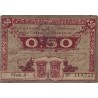 14 - CAEN ET HONFLEUR - CHAMBRES DE COMMERCE - 50 CENTIMES 1920 - TRES TRES BEAU