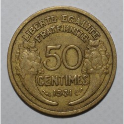 GADOURY 423 - 50 CENTIMES 1931 TYPE MORLON AVEC FRUIT - TTB - KM 894