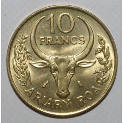 MADAGASCAR - KM 11 - 10 FRANCS 1989