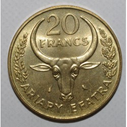 MADAGASCAR - KM 12 - 20 FRANCS 1989