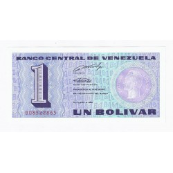 VENEZUELA - PICK 68 - 1 BOLIVAR - 05.10.1989 - NEUF