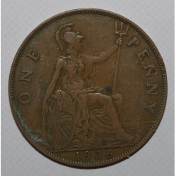 GRANDE BRETAGNE - KM 838 - 1 PENNY 1936 - GEORGE V - TB