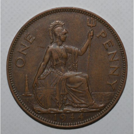 GRANDE BRETAGNE - KM 845 - 1 PENNY 1944 - GEORGE VI