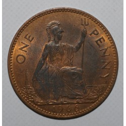 GRANDE BRETAGNE - KM 897 - 1 PENNY 1966 - ELIZABETH II