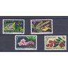 CONGO - 4 TIMBRES - 1, 2, 3 ET 5 FRANCS - 1970 - FLEURS