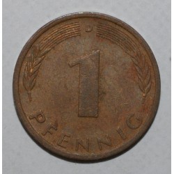 GERMANY - KM 105 - 1 PFENNIG 1972 D - Munich