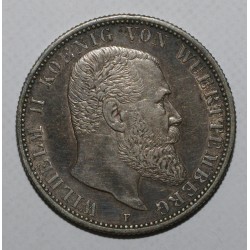 DEUTSCHLAND - WURTTEMBERG - KM 631 - 2 MARK 1907 F - WILHELM II