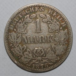 ALLEMAGNE - KM 7 - 1 MARK 1876 A - Berlin - WILHELM I