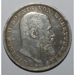 DEUTSCHLAND - WURTTEMBERG - KM 632 - 5 MARK 1907 F - SS