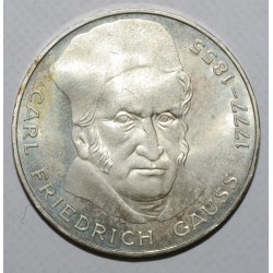 ALLEMAGNE - KM 145 - 5 MARK 1977 J - Hambourg - 200 ans de CARL FRIEDRICH GAUSS