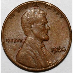 USA - 1 CENT - LINCOLN - MEMORIAL PENNY - 1964