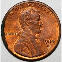 ÉTATS UNIS - KM 201 - 1 CENT 1984 D - Denver - LINCOLN - MEMORIAL PENNY