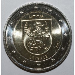 LATVIA - 2 EURO 2017 - LATGALE - XF / UNC