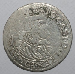 POLOGNE - KM 91 - VI GROS 1668 TT - JEAN II CASIMIR - B