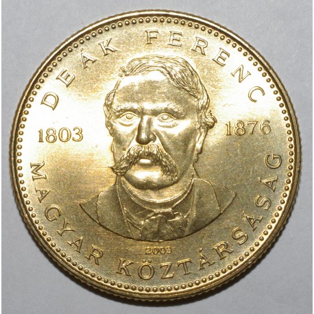 HONGRIE - KM 768 - 20 FORINT 2003 - DEÁK FERENC