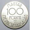 HUNGARY - KM 664 - 100 FORINT 1988 -  Football World Cup - Italy 1990