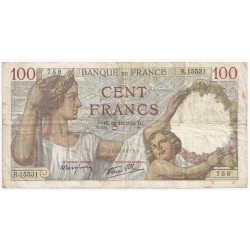 FAY 26/39 - 100 FRANCS SULLY - 24/10/1940 - F - PICK 94