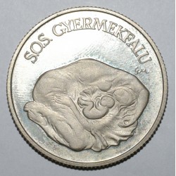 UNGARN - KM 700 - 100 FORINT 1990 - SOS Kinderdorf