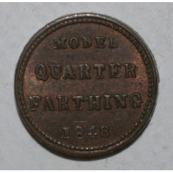 GREAT BRITAIN - 1/4 FARTHING 1848 - MODEL QUARTER - Victoria