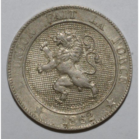 BELGIEN - KM 21 - 5 CENTIMES 1862 von 61 - LEOPOLD I