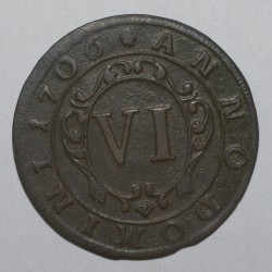 ALLEMAGNE - PADERBORN  - KM 173 - 6 PFENNIG 1706 - Neuhaus - Franz Arnold