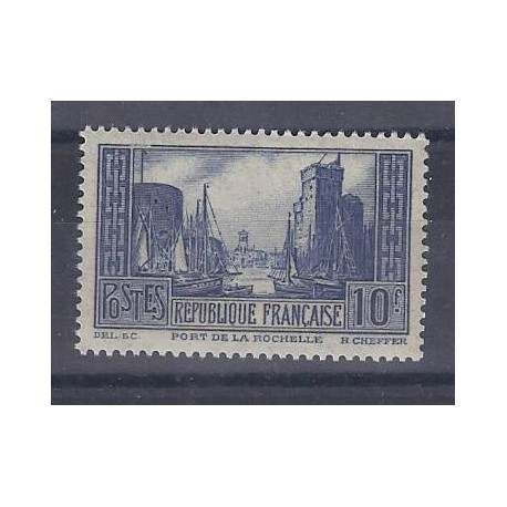 Y&T 261 - 10 FRANCS BLUE - BRIDGE OF LA ROCHELLE