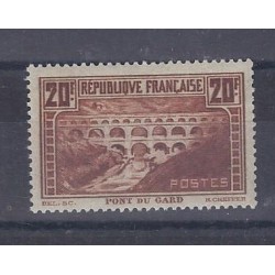 Y&T 262a - 20 FRANCS - BRÜCKE VON GARD - TYP II B