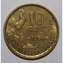 FRANKREICH - KM 915.1 - 10 FRANCS 1954 TYP GUIRAUD - VZ