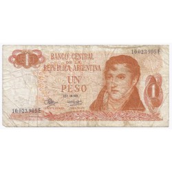 ARGENTINE - PICK 287- 1 PESO - 1970 - TRES BEAU