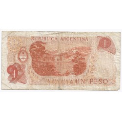 ARGENTINA - PICK 287 - 1 PESO - 1970 - F