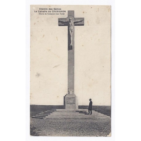 County 02000 - CHAVIGNON - CHEMIN DE DAME - THE CROSS OF THE GUARDIAN ANGEL